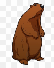 Groundhog Clipart - Clipart Transparent Groundhog Hole Emoji,Groundhog Emoji