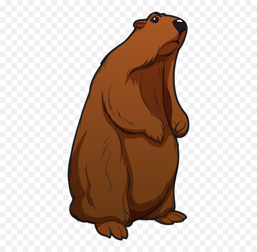 Groundhog Clipart - Clipart Transparent Groundhog Hole Emoji,Groundhog Emoji