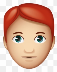 Red Hair - Black Man Emoji