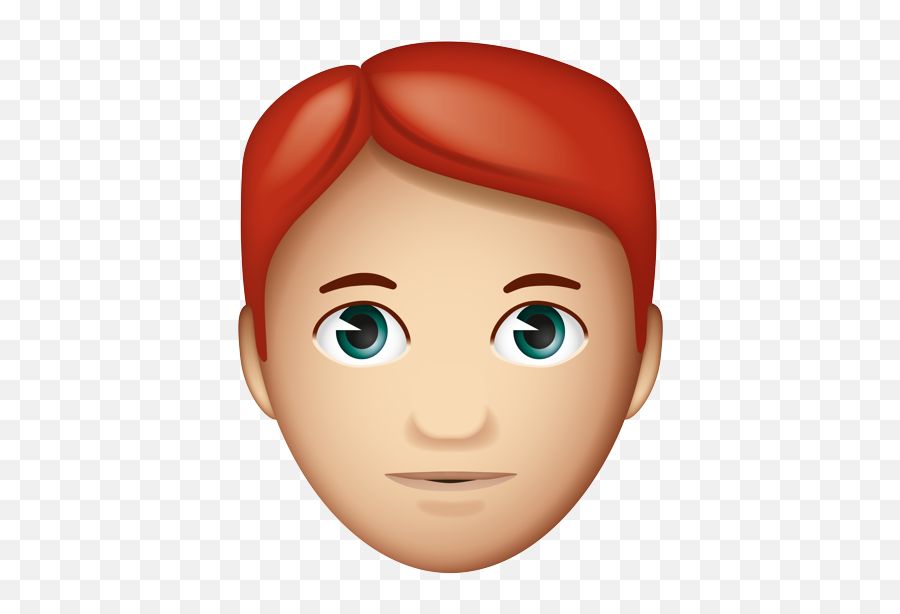 Red Hair - Black Hair Man Emoji,Red Hair Emoji