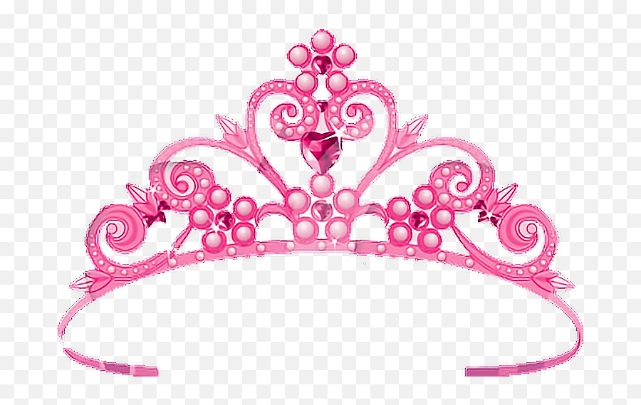 Crown Pink Princess Crown Sticker - Crown For Princess Png Emoji,Princess Crown Emoji