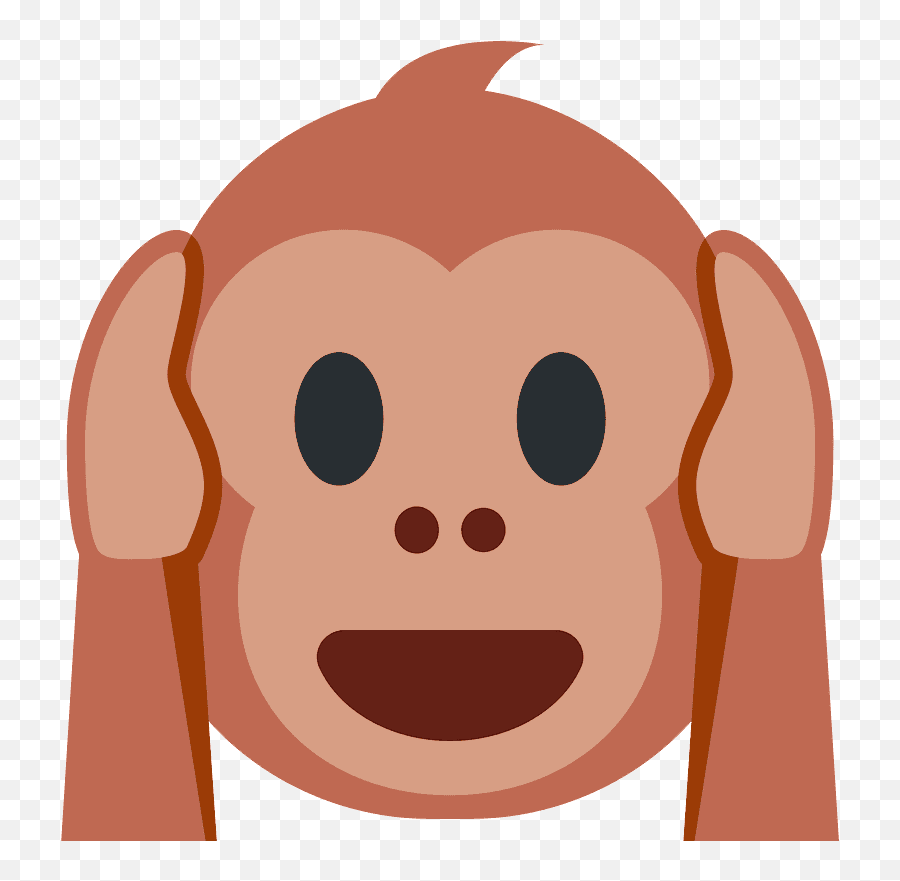 Hear - Noevil Monkey Emoji Clipart Free Download Transparent Hear No Evil Monkey Emoji,Native Emoji