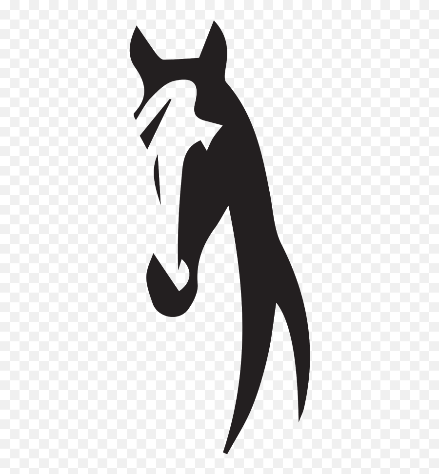 Cat Logo Canidae Dog Silhouette - Horse Head Png Download Automotive Decal Emoji,Horse Head Emoji