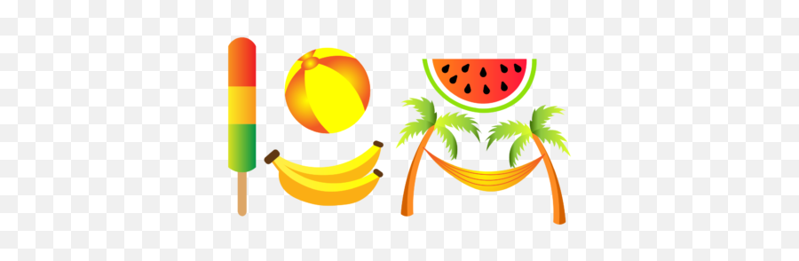 Beach Illustrations Set - Happy Emoji,Beach Emoticon