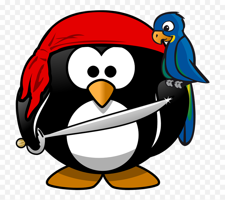 Free Photo Penguin Animal Pirate Bird Bandana Macaw Tux - Pirate Penguin Png Emoji,Watermelon Emoji