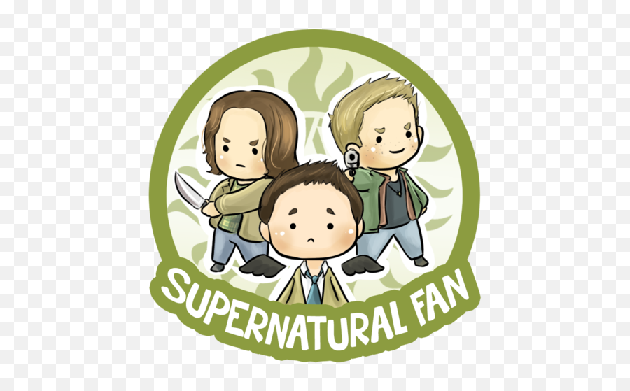 Stickers Supernatural Transparent Png - Cartoon Emoji,Supernatural Emoji