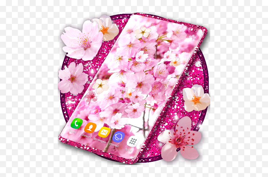 Sakura Parallax Live Wallpaper 3d Blossoms - Clip Art Emoji,Sakura Emoji