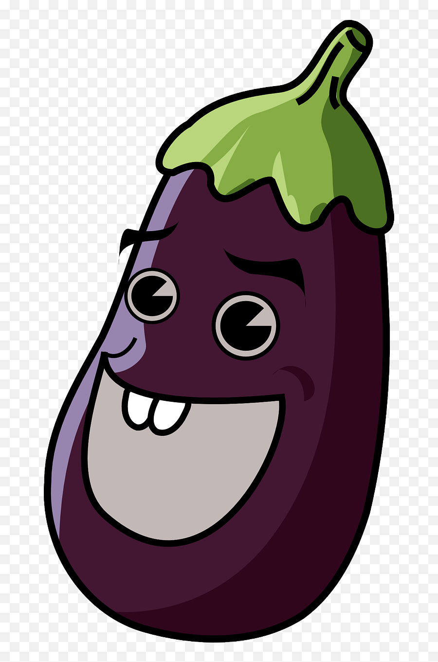 Brinjal Clipart At Getdrawings - Vegetables Cartoon Clipart Emoji,Eggplant Emoji Png