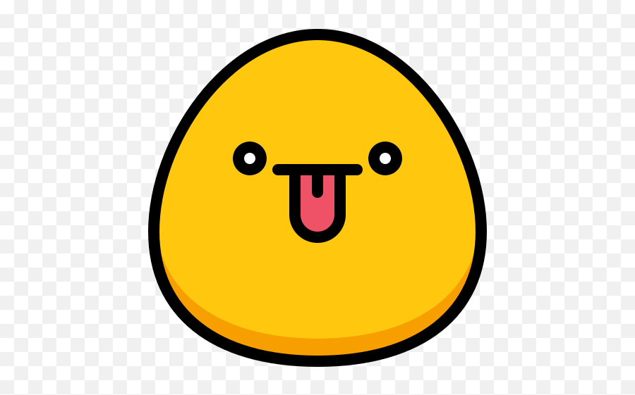 Cheeky - Circle Emoji,Drooling Emoji