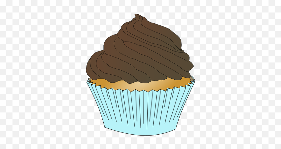 Chocolate Frosting Cupcake - Red Cupcake Clipart Emoji,Emoji Birthday Cupcakes