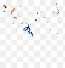 Confetti Multicolor Party Happybirthday - Art Emoji