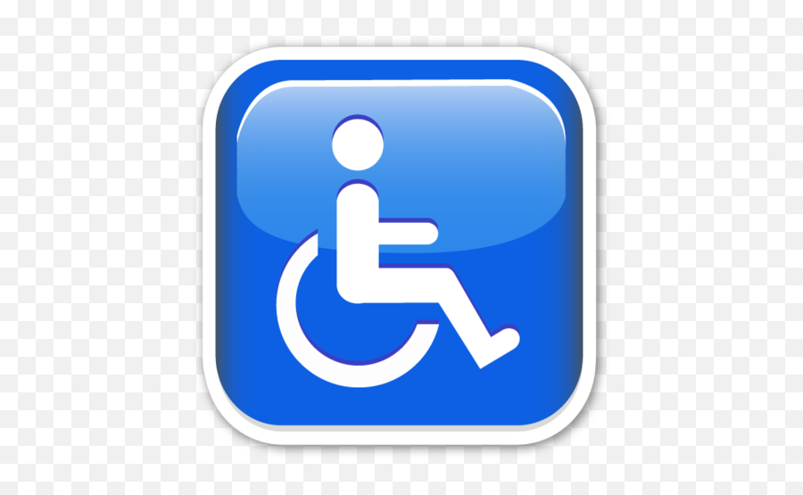 Wheelchair Symbol - Cadeira De Rodas Sinal Emoji,Denied Emoji