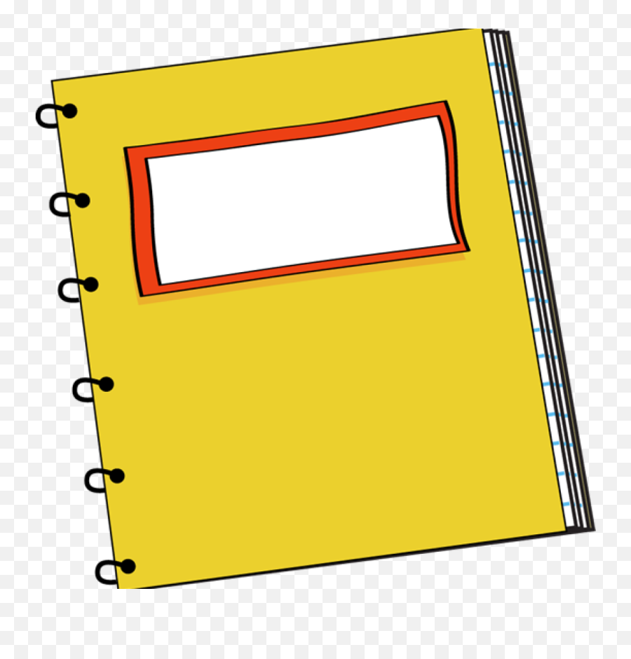 Notebook Clipart School Notebook - Notebook Clipart Emoji,Notebook Emoji Png