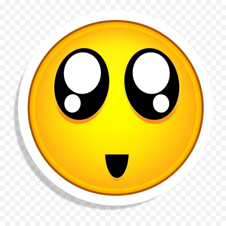 Free Png Emoticons - Big Eyes Emoji,Mood Emoticons