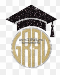 Wholesale Glitter Grad Cap Diamante Design - Icono Formacion Academica Emoji
