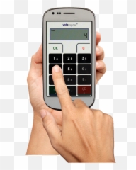 Smartphone In Hand Png Image - Mobile Phone Emoji
