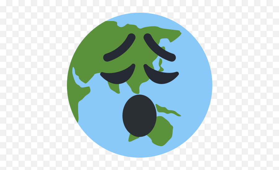 Sharon Irani Sharoniranimastodonsocial - Mastodon Globe Flat Icon Asia Emoji,Weary Face Emoji