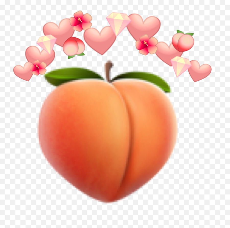 Peachy With Emoji Peach Crown - Emoji,Tomato Emoji