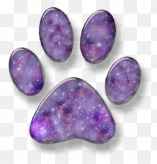 Pawprint Cat Dog Galaxy Galaxyedit - Print Emoji