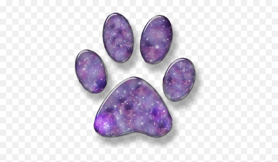 Pawprint Paw Cat Dog Galaxy Galaxyedit - Cat Galaxy Paw Print Emoji,Pawprint Emoji