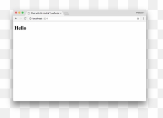 Building a chat with Twilio lit - html Parcel and TypeScript Safari Browser Screen Shot Emoji