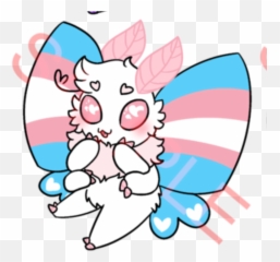 Transgender Moth - Bisexuality Emoji