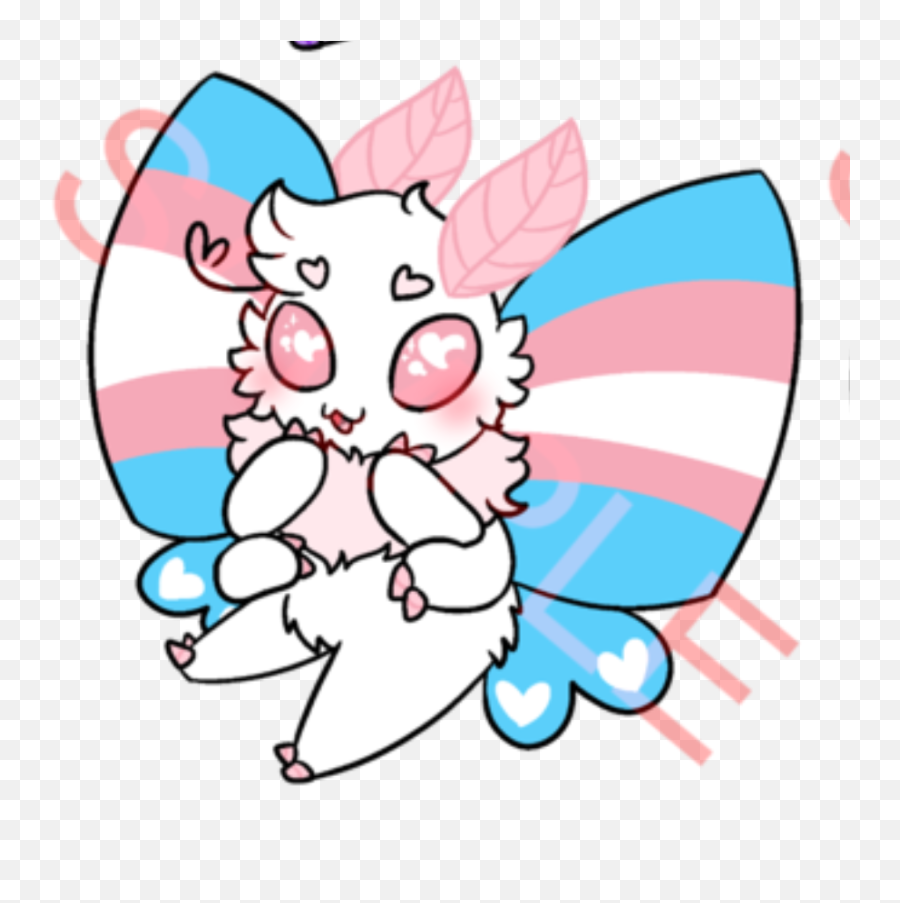 Transgender Moth - Bisexuality Emoji,Transgender Emoji