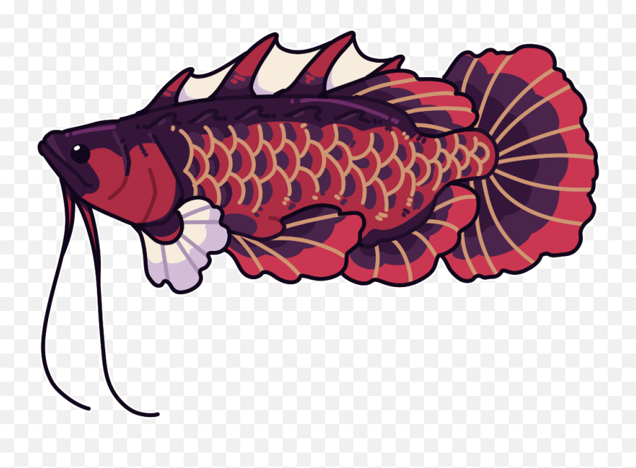 Seafood Clipart 4 Fish Seafood 4 Fish - Gambar Ikan Cupang Kartun Emoji,Catfish Emoji