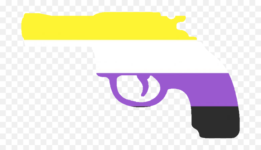 Nonbinarygun - Non Binary Gun Emoji,Gun Emoji