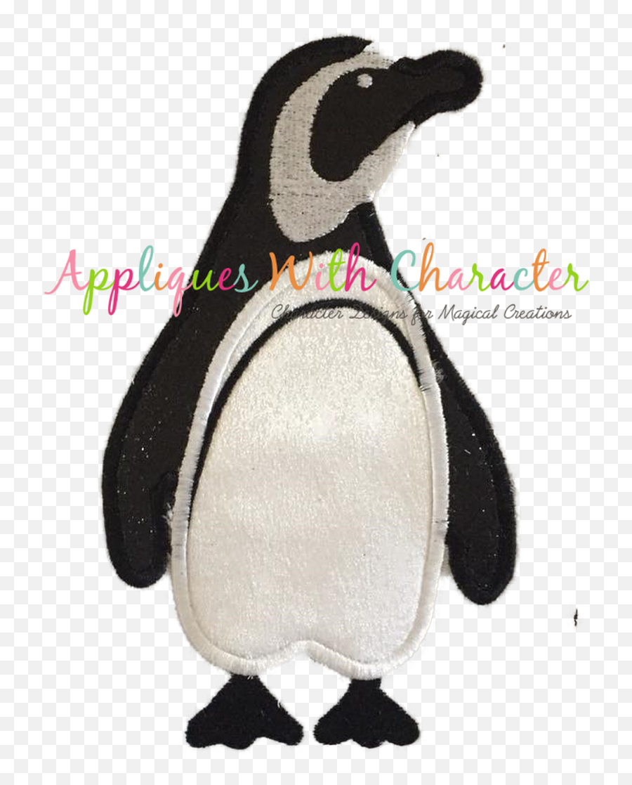 Penguin Applique Design - Clip Art Emoji,Penguin Emoji Text