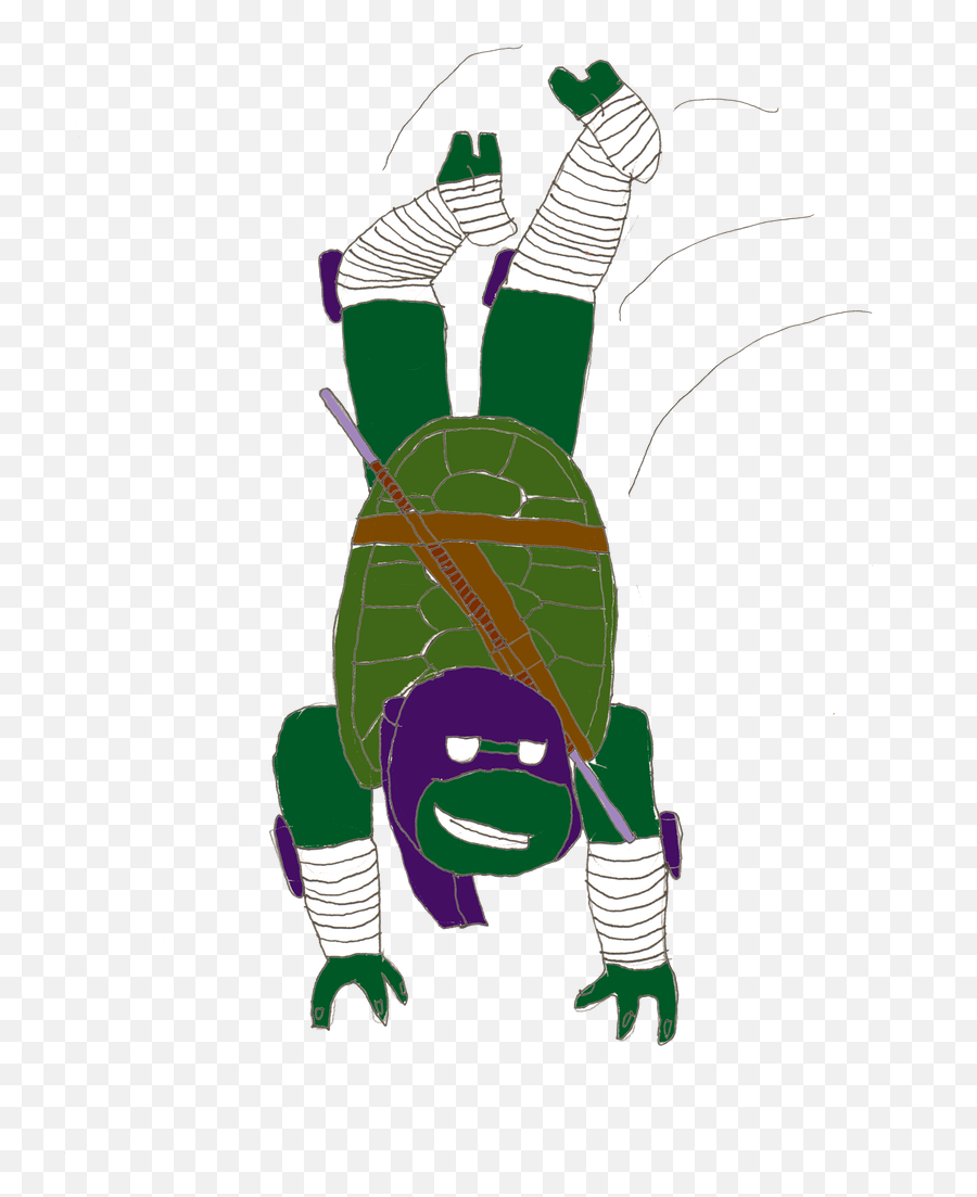 Donatello Ninja Turtle Drawing - Ninja Turtles The Next Mutation 2012 Emoji,Ninja Turtle Emoji