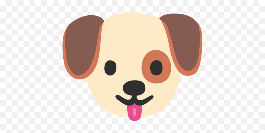 Dog Face Emoji - Cara De Perrito,Nose Emoji