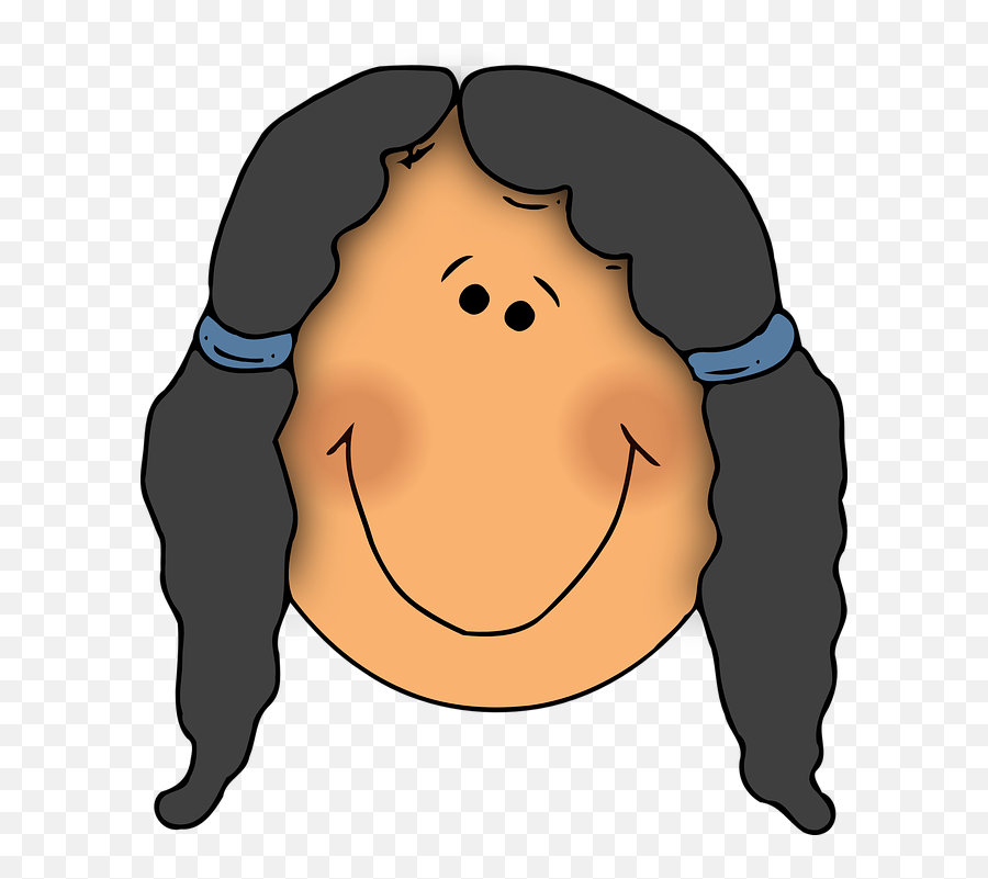 Carita Feliz Png - Dama Mujer Niña Caras Cara Feliz Cartoon Girls Face Clipart Emoji,Carita Feliz Emoji