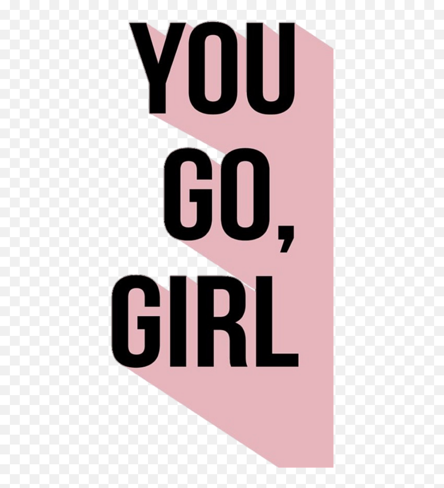 Go Girl Sticker - Aesthetic Stickers Png Emoji,You Go Girl Emoji