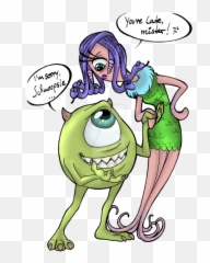 Celia Mae And Mike Clipart - Mike Wazowski E Celia Emoji,Straight Jacket Emoji