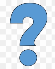 Question Mark Clipart Bubble Letter - Question Mark In Blue Clipart Emoji,Question Mark Emoji Png