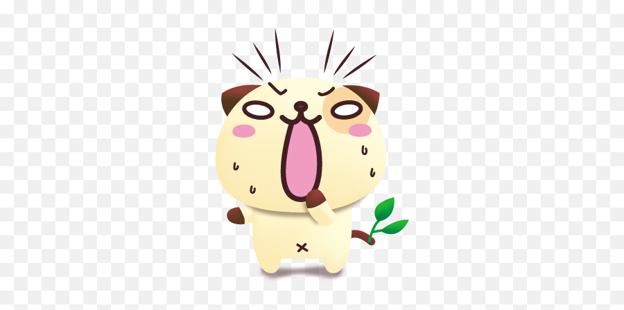Pandadog U0026 Friends 3d - Mango Sticker By Funnyeve Happy Emoji,Mango Emoji Iphone