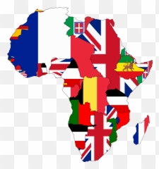 Flag Map Of Colonial Africa - Colonial Africa Flag Map Emoji,Ethiopian Flag Emoji