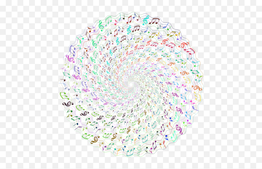 Musical Notes In Circle - Musician Note Bg Png Emoji,Music Note Emojis