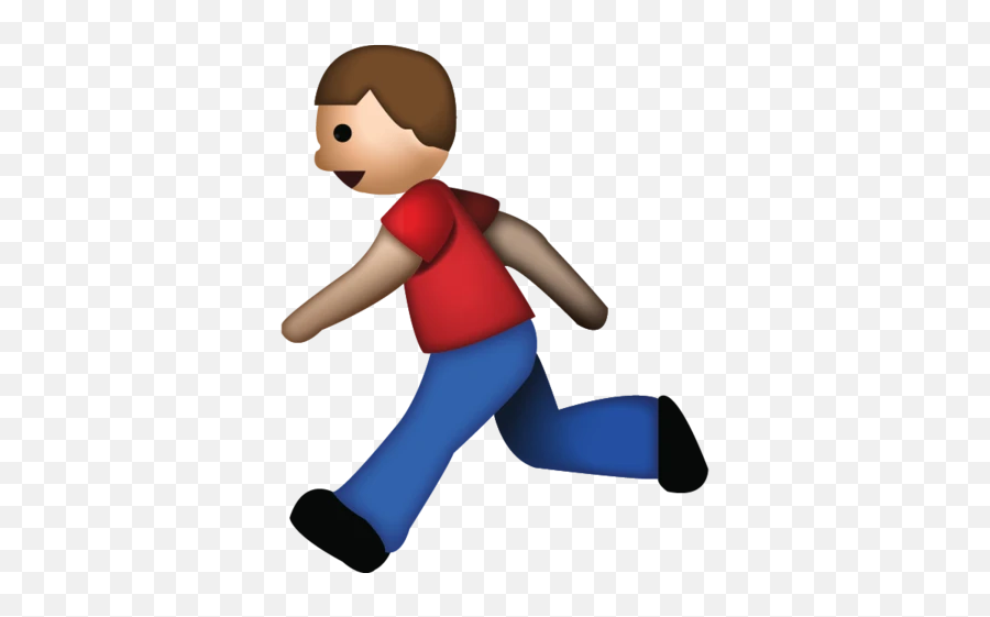 Man Running Emoji - Running Emoji Png,Walking Emoji