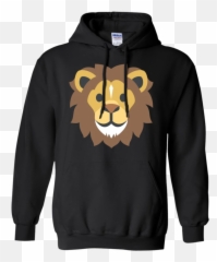 Lion Face Emoji Hoodie