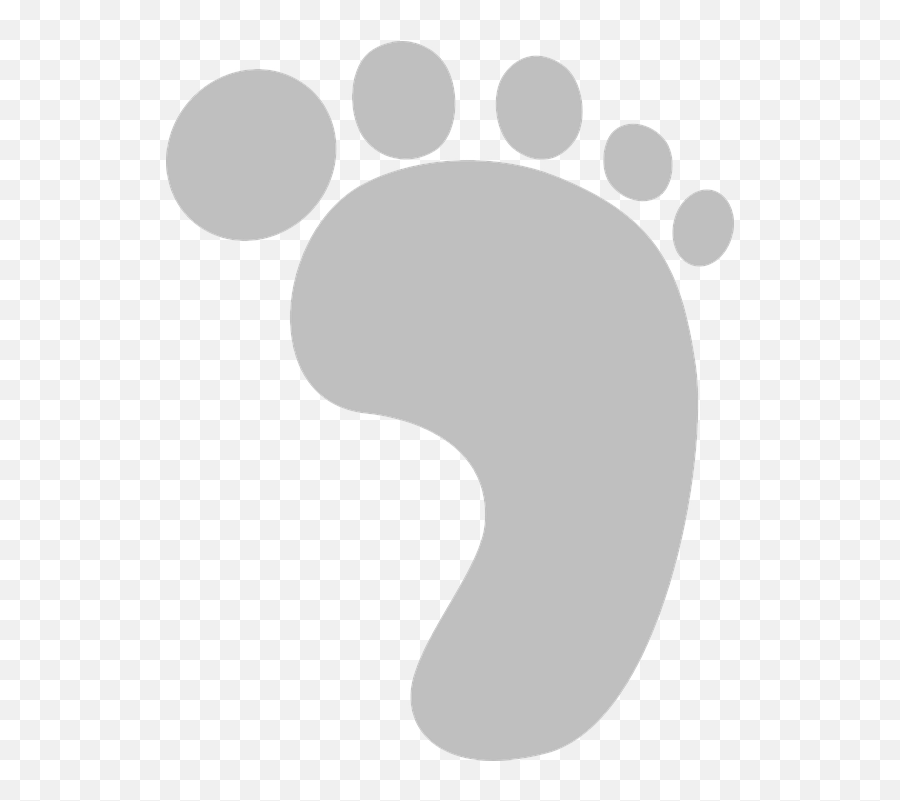 Free Footprints Feet Vectors - Gray Baby Feet Clip Art Emoji,Boxing Emoticon