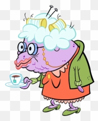 Grandma Clipart White Hair - Spongebob Squarepants Emoji