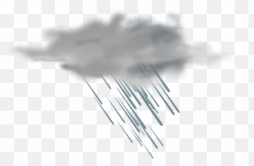 Weather Icon - Transparent Background Rain Clouds Clipart Emoji