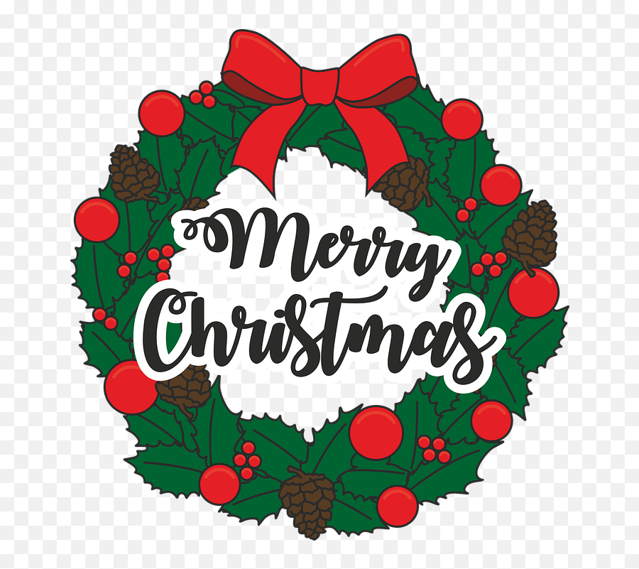 Christmas Wreath - Guirlanda De Natal Desenho Png Emoji,Christmas Wreath Emoji