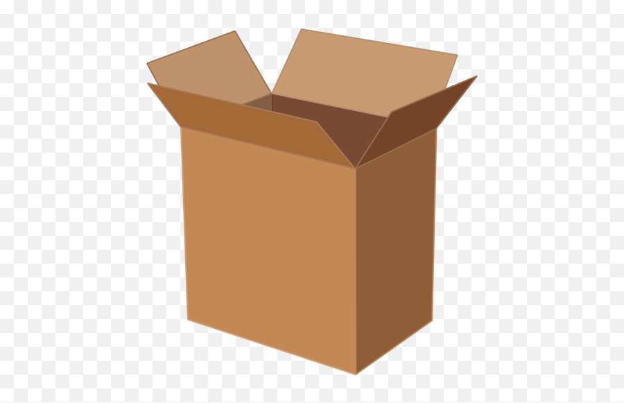 Vector Illustration Of Deep Cardboard - Box Favicon Emoji,Deep Breath Emoji
