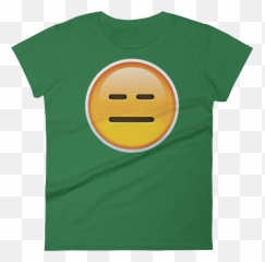 Expressionless Face Cartoon - Smiley Emoji,Pouty Face Emoji