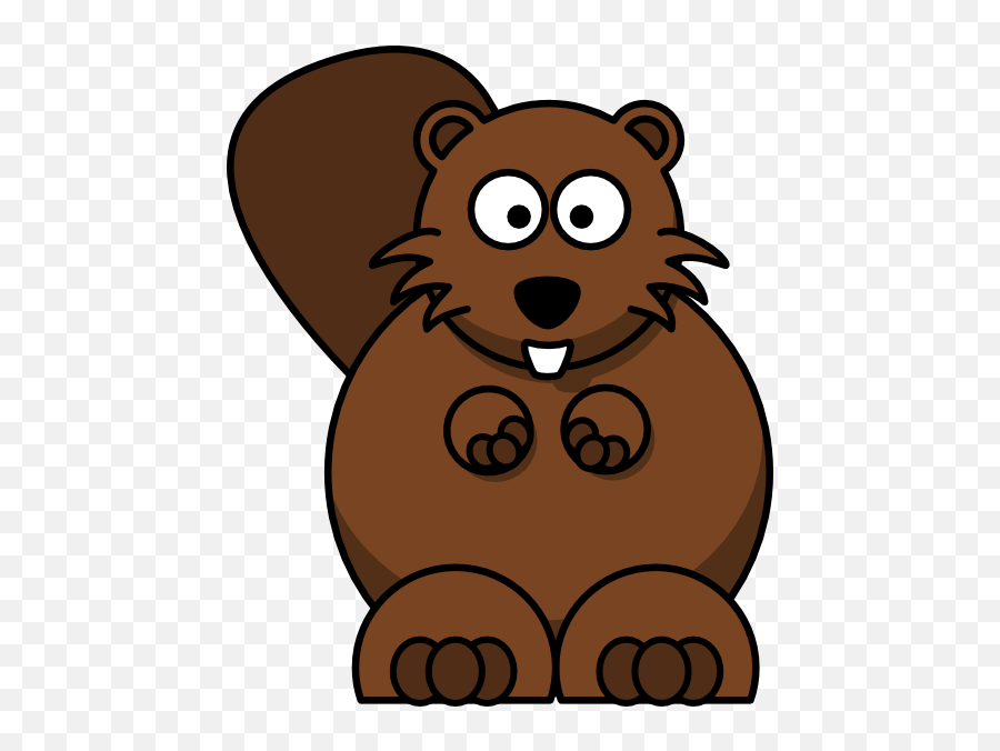 Beaver Emoji Transparent Png Clipart Free Download - Cartoon Beaver Clipart,Otter Emoji