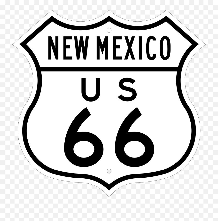Us 66 New Mexico 1948 - Route 66 Logo New Mexico Emoji,New Mexico Emojis