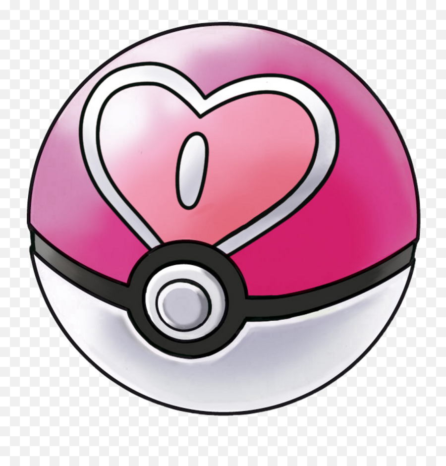 Love Ball Pokemon Png Clipart - Love Ball Pokemon Card Emoji,Pokeball Emoji